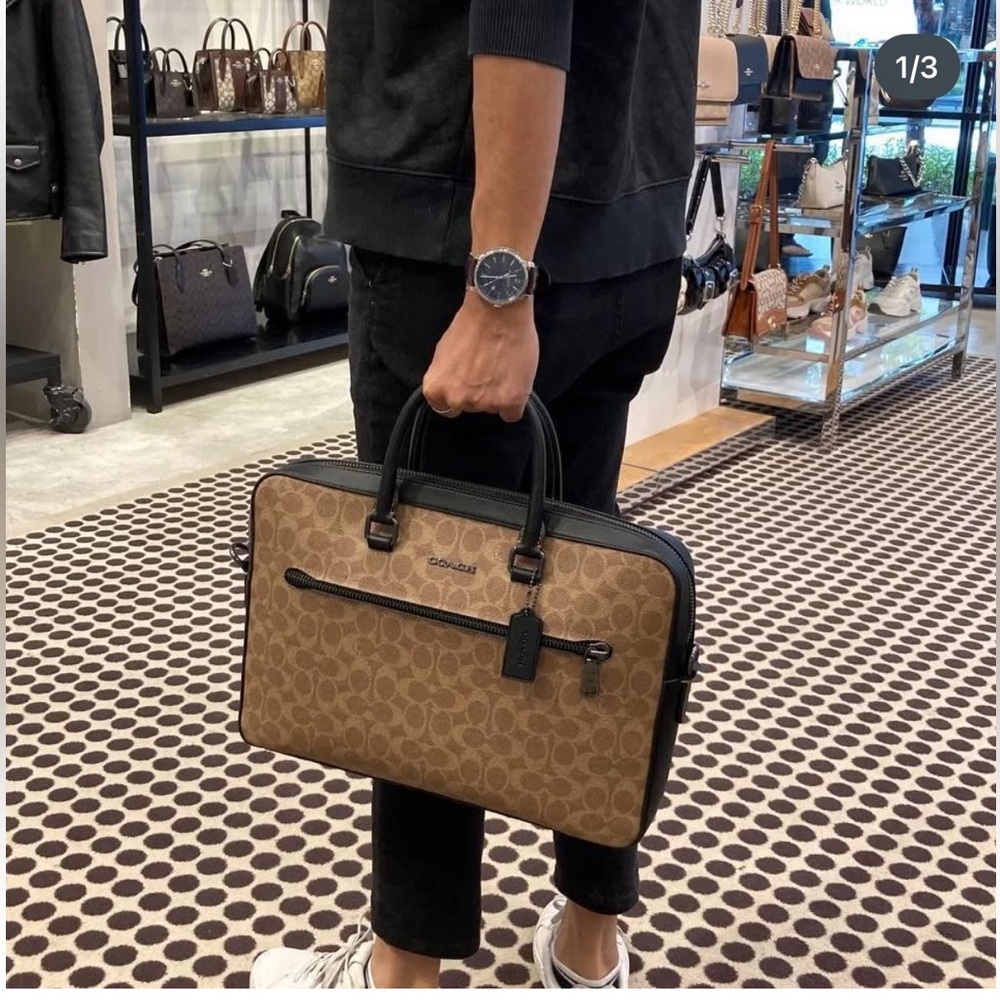 Coach Ethan Slim Brief In Signature